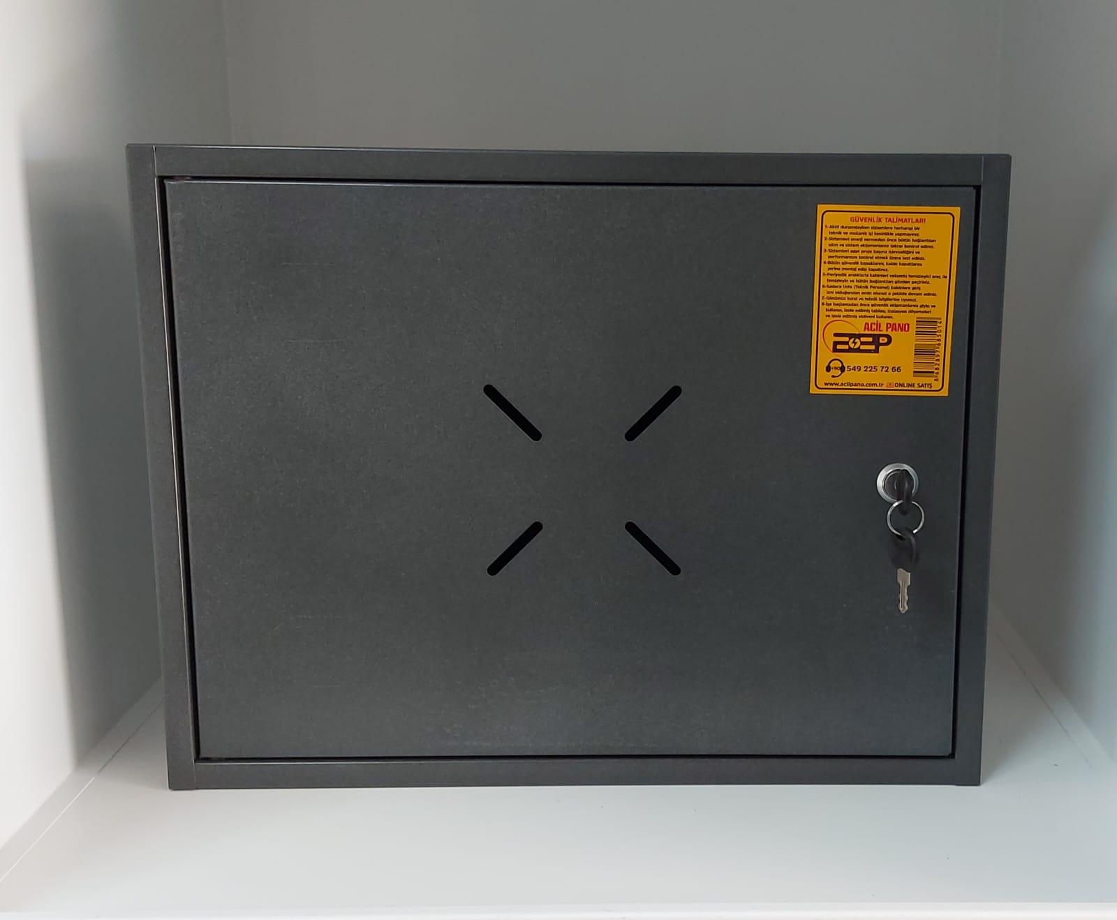 Dvr Nvr Xvr Switch Access Point Network Reutor Cctv Rack Kabinet ve Monitör Koruma Box-Kutu-Pano 1U 19 '' Ant ( W : 450 X H : 350 X D : 100 mm )