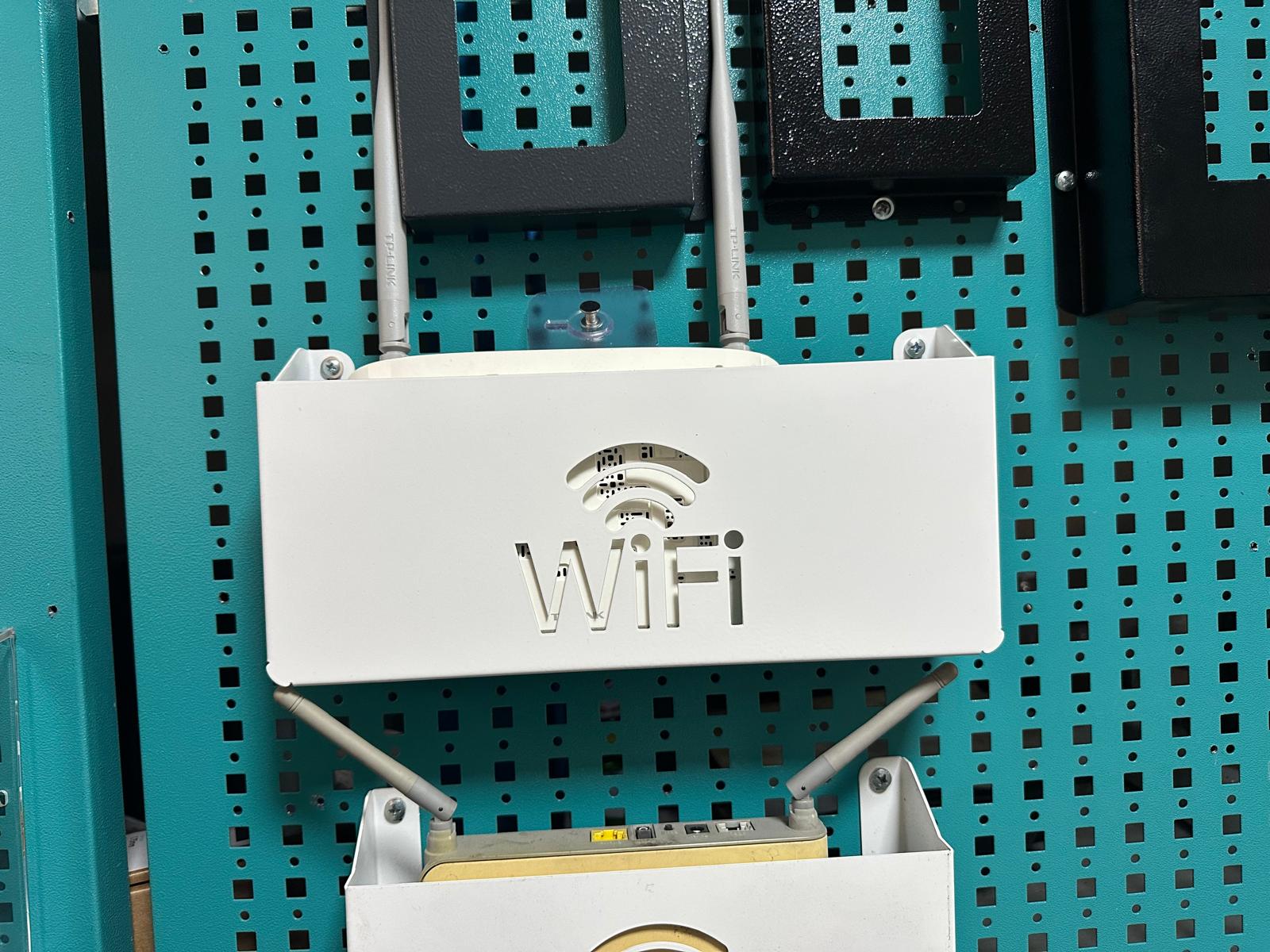 Wifi Modem Saklama Kutusu/Cebi Çok Amaçlı Duvar Tipi Tp - Link-Apple Tv Uyumlu Aparat 29X14X6 CM