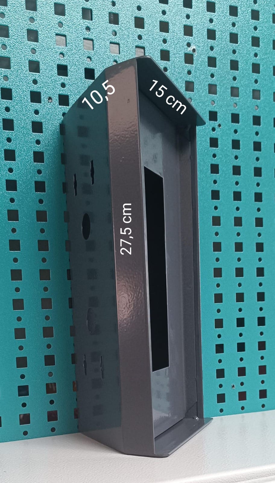 Diafon 15x27x11 cm Açılı Zil Paneli Metal Açı/Yön Çevirme ve Yağmur Koruma Aparatı 
