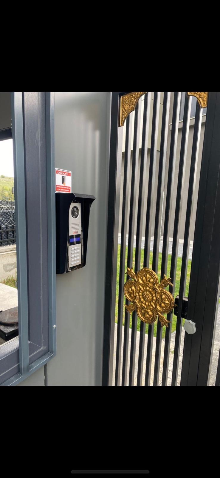 Diafon 16x40x14 Cm Audio 3002 Uyumlu Kapı Zili Paneli Yağmurluklu Düz Panel Altlığı Koruma Aparatı 2,si B1R Arada